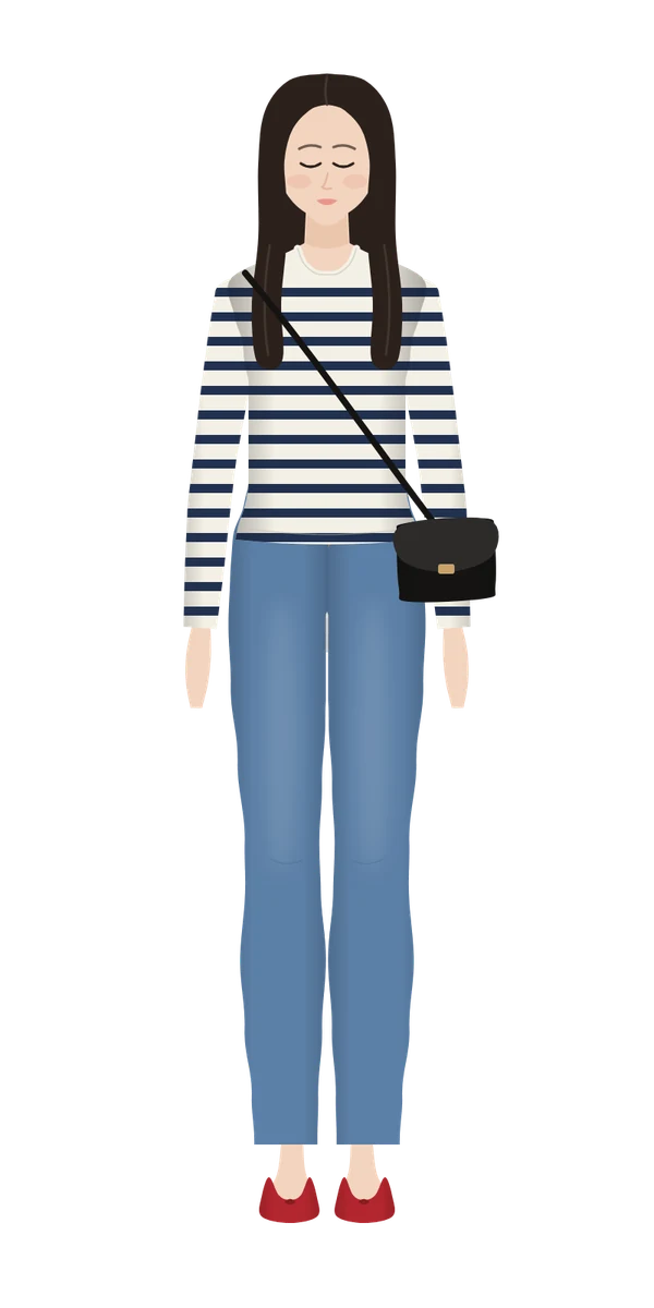 A new way to wear the Breton top